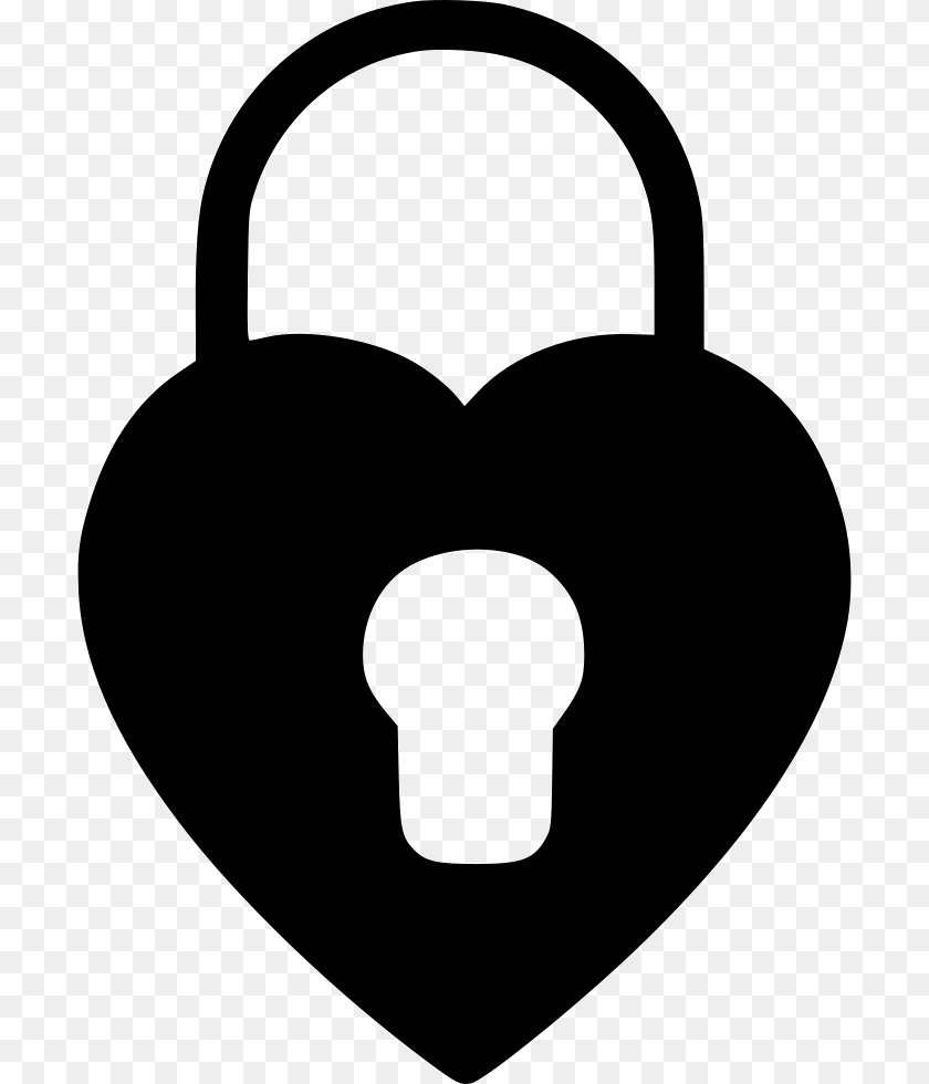 700x980 Lockpadlockclip Arthardware Accessory Heart Lock, Stencil, Clothing, Hardhat, Helmet PNG