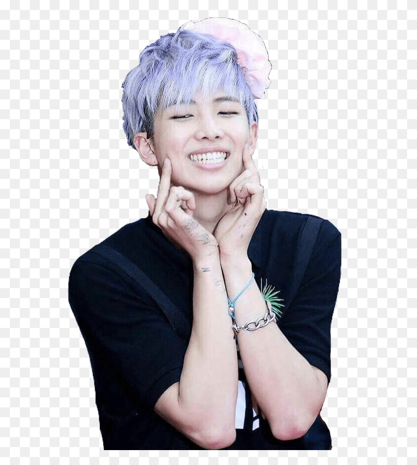 570x876 Lockscreens And Such Various Transparent Bts Shitpost Rap Monster Being Cute, Face, Person, Human HD PNG Download