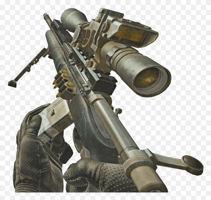 867x820 Локус Call Of Duty Снайпер Прозрачный Cod Призрак Снайпер, Пистолет, Оружие, Оружие Hd Png Скачать