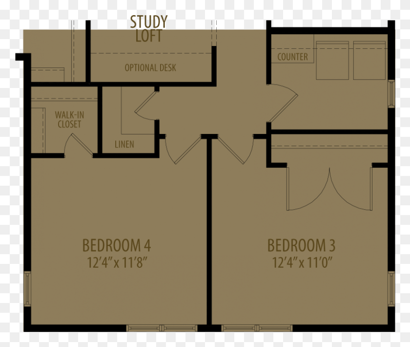 814x679 Loft 4th Bedroom Floor Plan, Floor Plan, Diagram, Utility Pole HD PNG Download