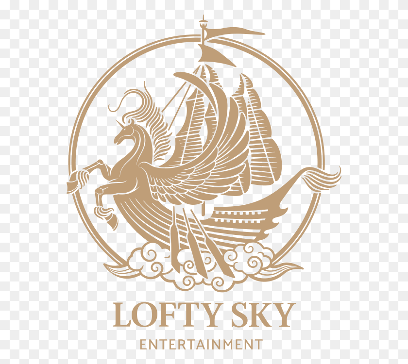 570x690 Lofty Sky Entertainment, Symbol, Emblem, Logo HD PNG Download