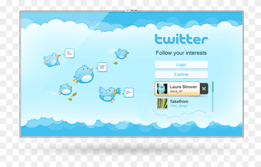 844x518 Log In Twitter, Text, Graphics HD PNG Download
