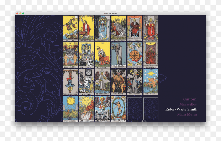 1377x841 Log In With Itch Tarot Cards, Comics, Book, Rug HD PNG Download