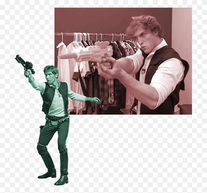 719x723 Logan Paul Almost Played Han Solo Han Solo And Leia, Person, Human, Clothing HD PNG Download