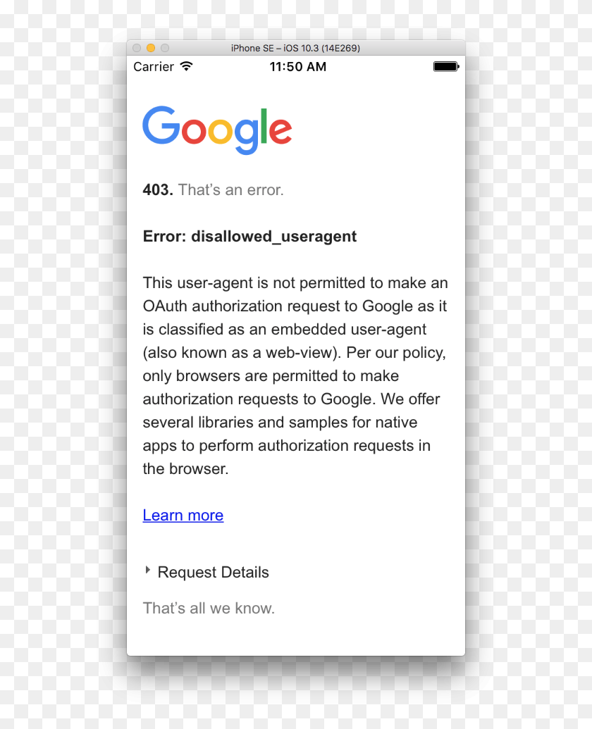 577x975 Login With Google Drive Is Not Getting Authorized Google Error 403 Iphone, Text, Electronics HD PNG Download
