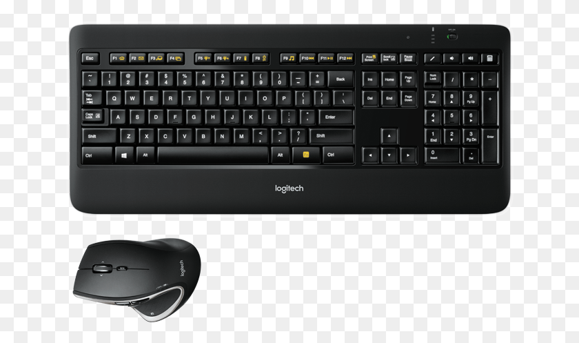 650x437 Logitech, Computer Keyboard, Computer Hardware, Keyboard HD PNG Download