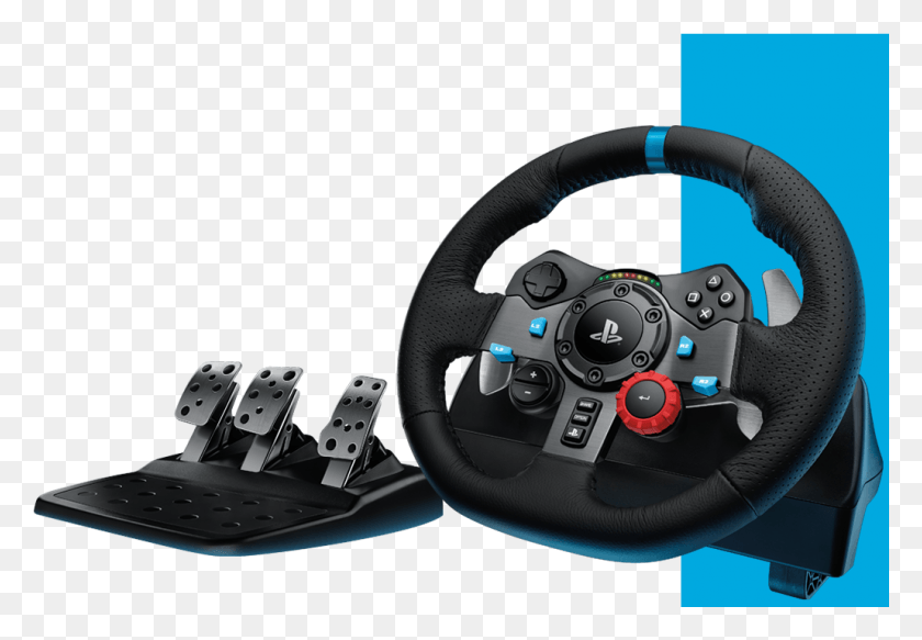 1029x691 Logitech G Driving Force Racing Wheels Hits Ps4 Logitech, Steering Wheel HD PNG Download