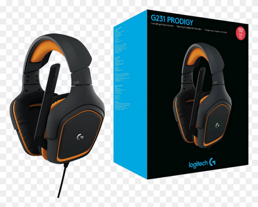 1195x942 Descargar Png Logitech G231 Prodigy Gaming Headset Image, Electronics, Auriculares, Casco Hd Png