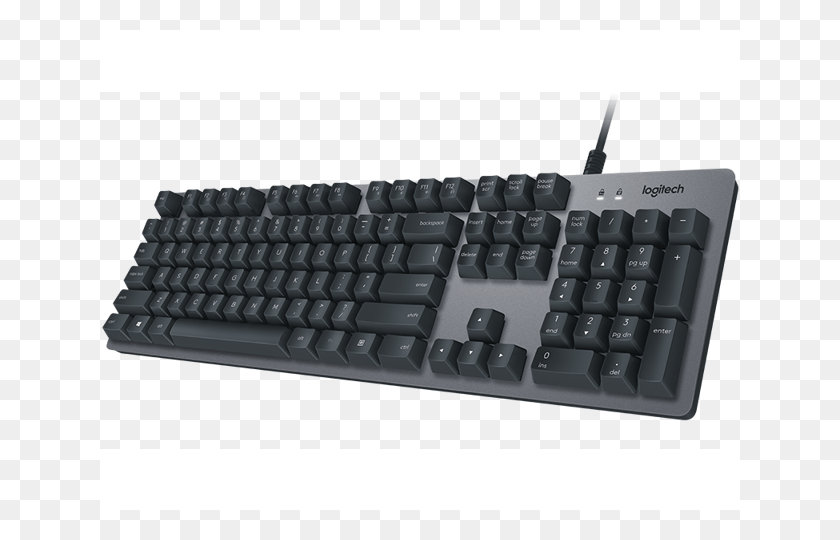 640x480 Logitech K840 Mechanical Keyboard Usb, Computer Keyboard, Computer Hardware, Hardware HD PNG Download