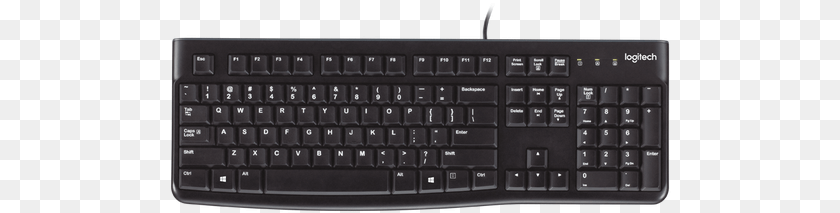 Logitech Usb Keyboard K120 Logitech K120 Usb Keyboard, Computer, Computer Hardware, Computer Keyboard, Electronics Transparent PNG