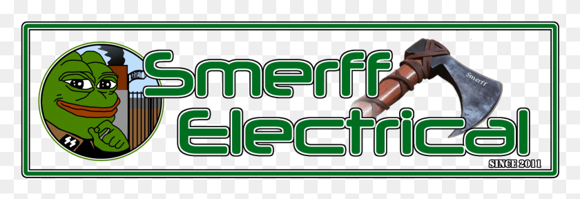 1486x435 Logo 1 Medium Min Smerff Electrical, Symbol, Trademark, Text HD PNG Download
