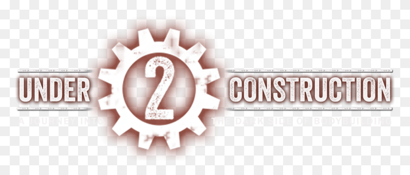 2823x1088 Logo 2 Under Construction Logo, Machine, Text, Gear HD PNG Download