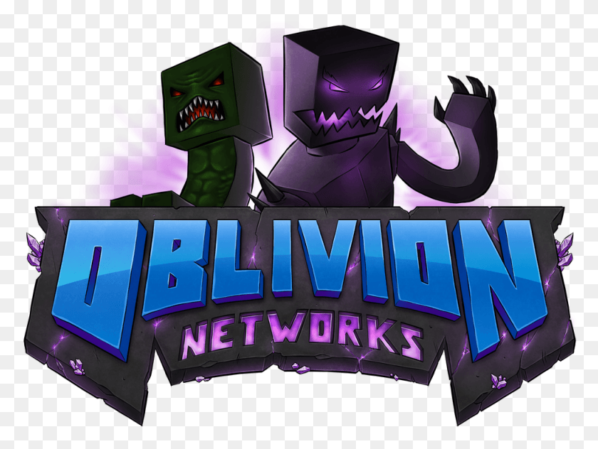 977x717 Descargar Png Logo 2017 02 06 Icono De Servidor Minecraft Oblivion, Graphics, Poster Hd Png