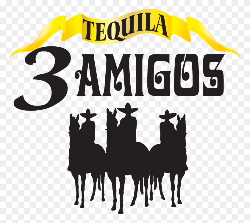 1808x1600 Logo 3 Amigos Tequila Logo, Text, Number, Symbol HD PNG Download