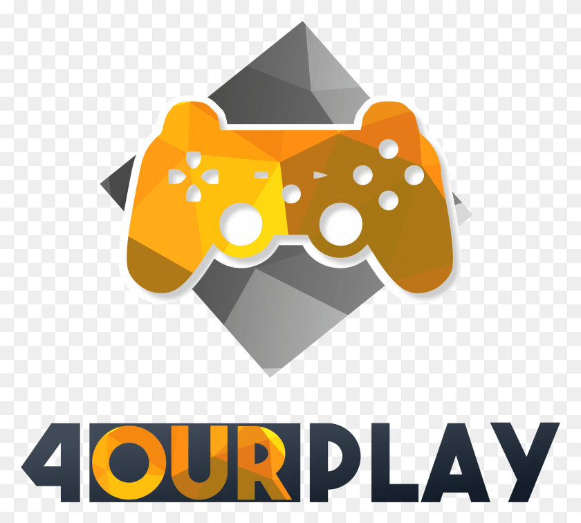 3041x2717 Logo 4ourplay Final Fundo Transparente Graphic Design, Label, Text, Triangle HD PNG Download