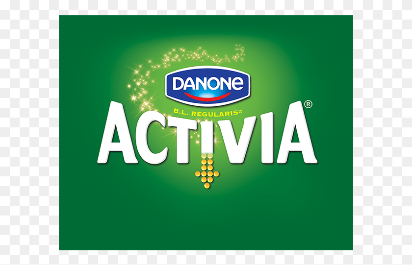 601x481 Logo Activia Danone, Green, Text, Advertisement HD PNG Download