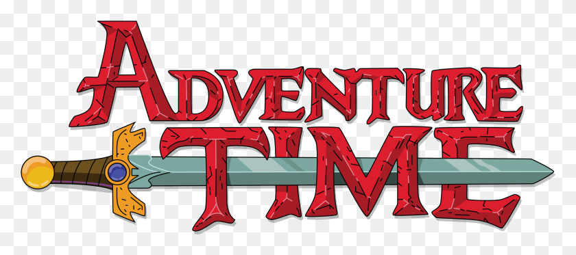 3046x1223 Logo Adventure Time Adventure Time Logo, Text, Alphabet, Word HD PNG Download