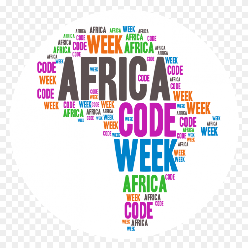 787x787 Logo Africa Code Week Logo, Word, Label, Text HD PNG Download