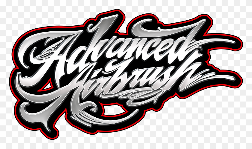 3268x1842 Logo Airbrush Logo, Text, Label, Handwriting Descargar Hd Png