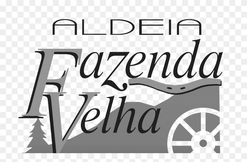 742x490 Descargar Png Logotipo Aldeia Fazenda Velha Caligrafía, Texto, Alfabeto, Etiqueta Hd Png