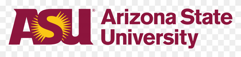 5000x901 Logo Arizona State Univ, Text, Word, Alphabet HD PNG Download