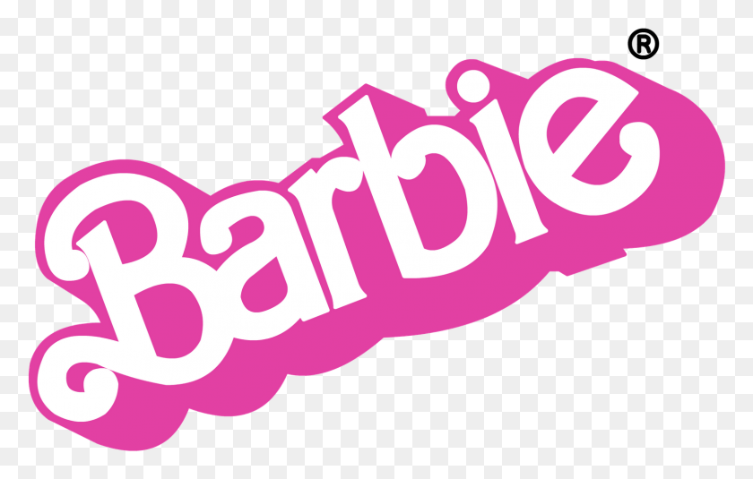 1534x935 Descargar Png Logo Barbie Logo Barbie, Etiqueta, Texto, Mano Hd Png