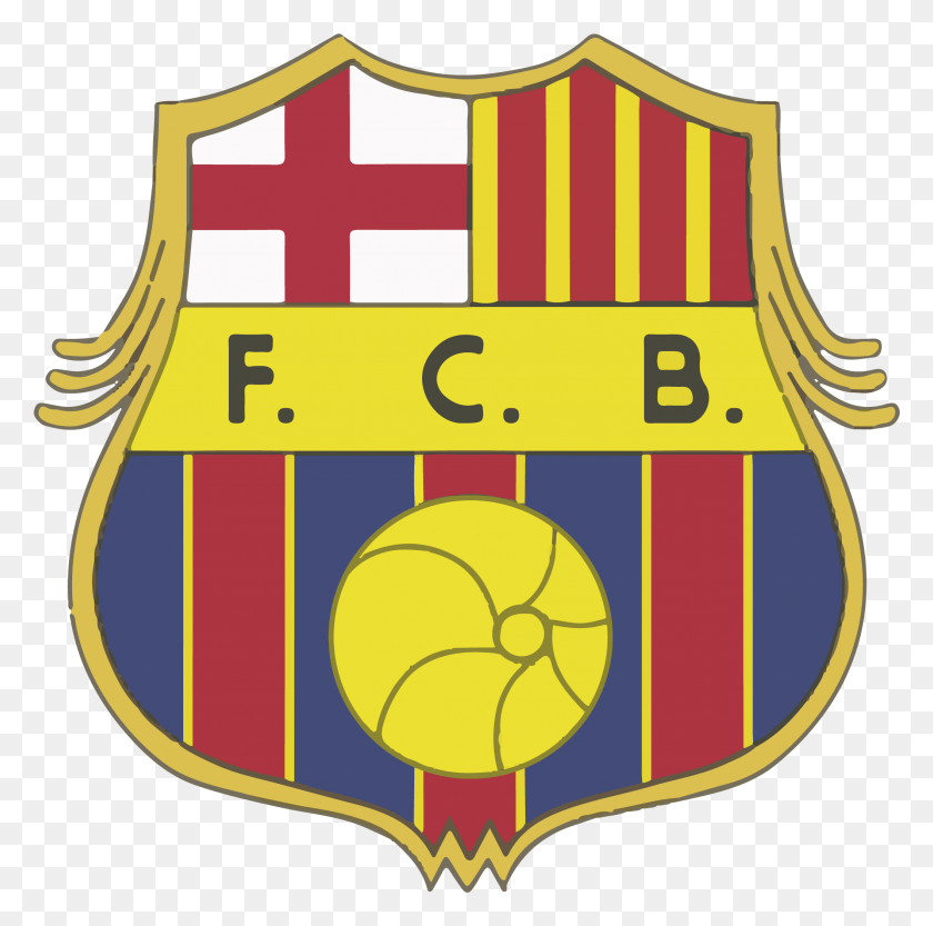 2115x2098 Logo Barcelona Barcelona Fc Logo, Shield, Armor HD PNG Download