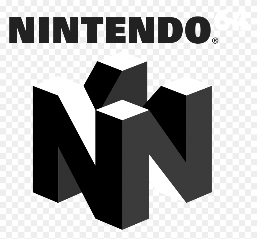 2200x2039 Logo Black And White Nintendo, Text, Word, Cross HD PNG Download