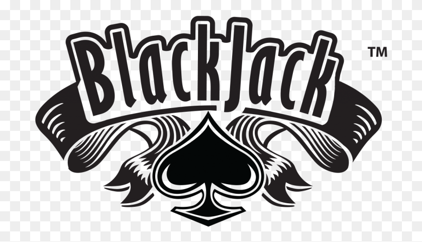 702x421 Logo Blackjack Black Blackjackhtml5 Thumbnail Emblem, Text, Calligraphy, Handwriting HD PNG Download
