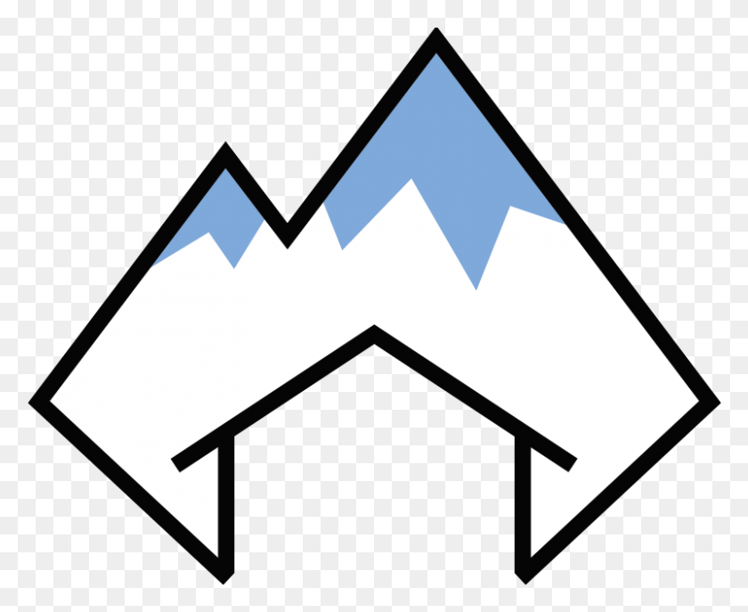 800x644 Логотип Blue White Mountain Home Свадебный Вектор, Треугольник, Символ, Визитная Карточка Hd Png Скачать