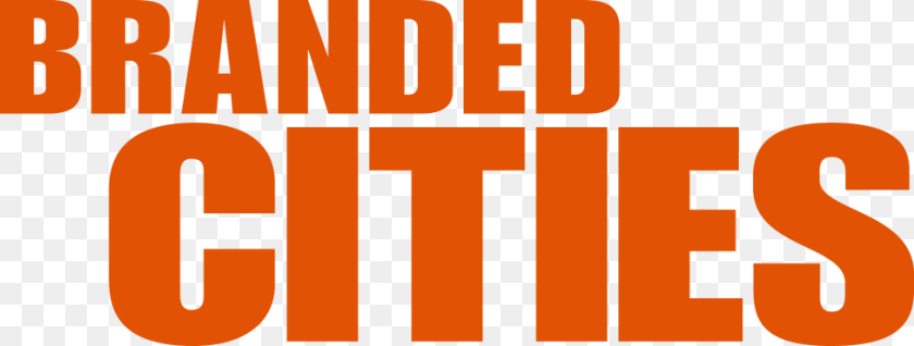 Logo Branded Cities, Text Sticker PNG