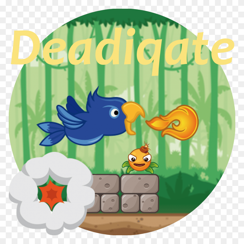 2048x2048 Logo Cartoon, Plant, Angry Birds, Text HD PNG Download