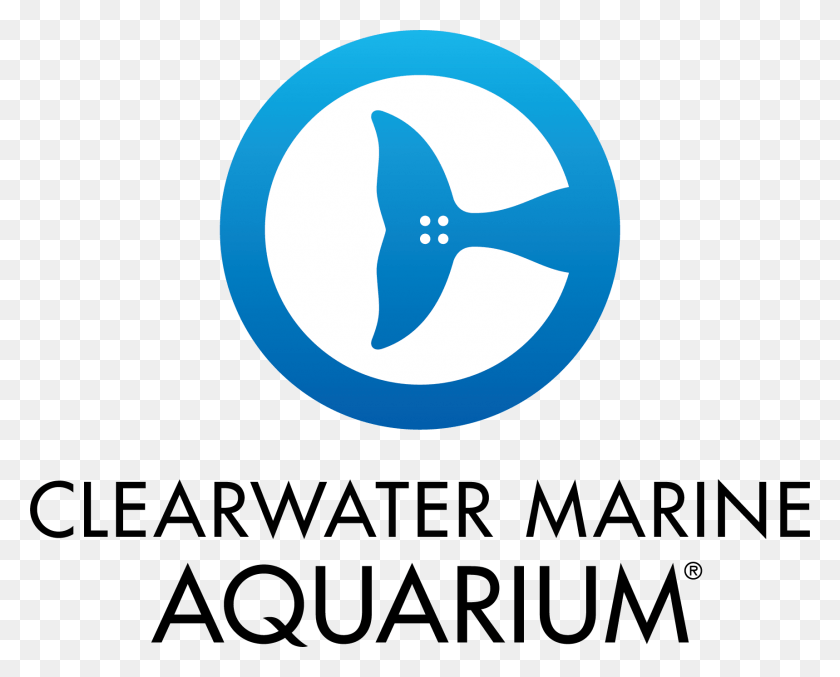 1718x1361 Descargar Png Logotipo Clearwater Marine Aquarium Clear Water Marine, Máquina, Texto, Hélice Hd Png