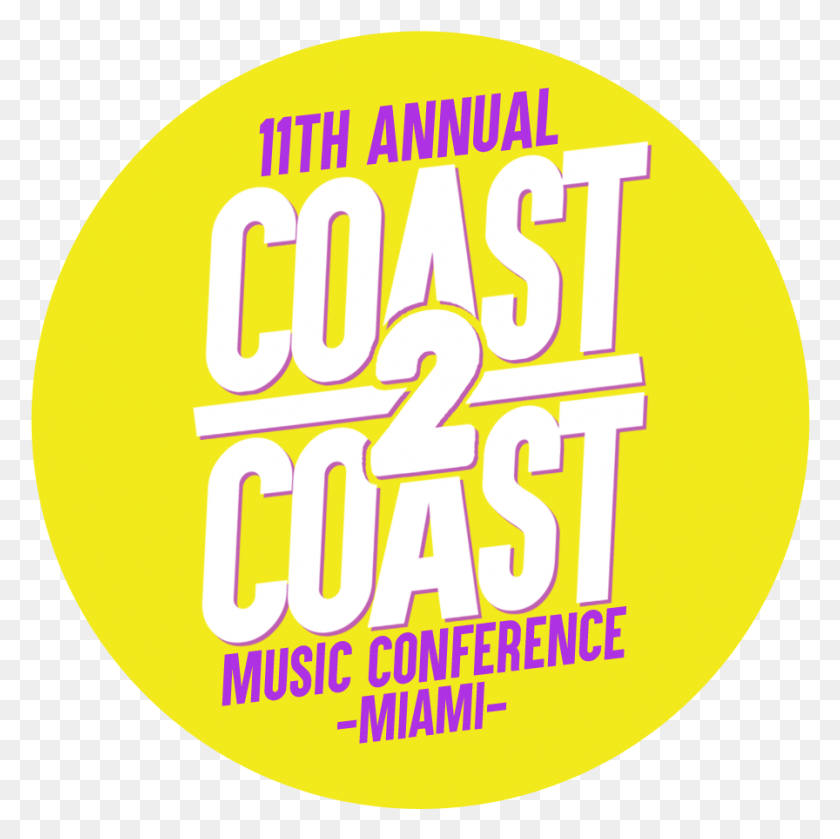 896x895 Logo Coast 2 Coast Music Conference Clave De Sol, Label, Text, Sticker HD PNG Download