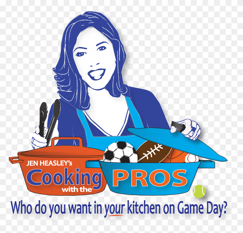 2364x2262 Logo Cooking With The Pros, Advertisement, Poster, Person Descargar Hd Png