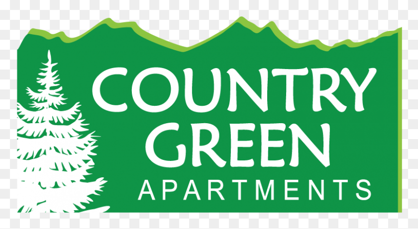 800x412 Descargar Png Logo Country Green Apartments In Canon City Co, Text, Plant, Florero Hd Png