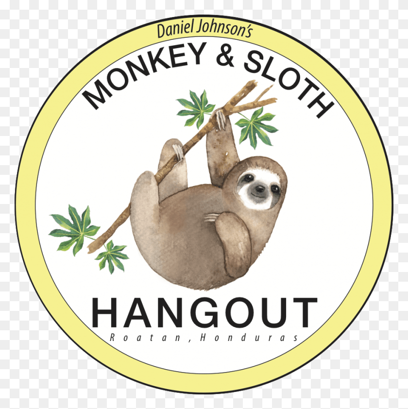 914x917 Logo Daniel Johnson39s Monkey And Sloth Hangout Cost, Animal, Mammal, Wildlife HD PNG Download
