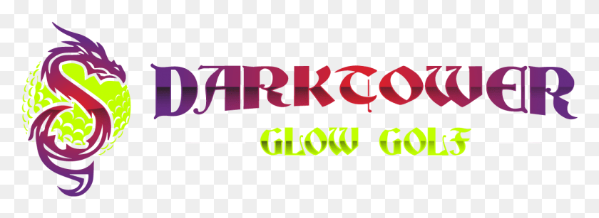 1301x412 Логотип Darktower Glow Golf Графический Дизайн, Текст, Алфавит, Слово Hd Png Скачать