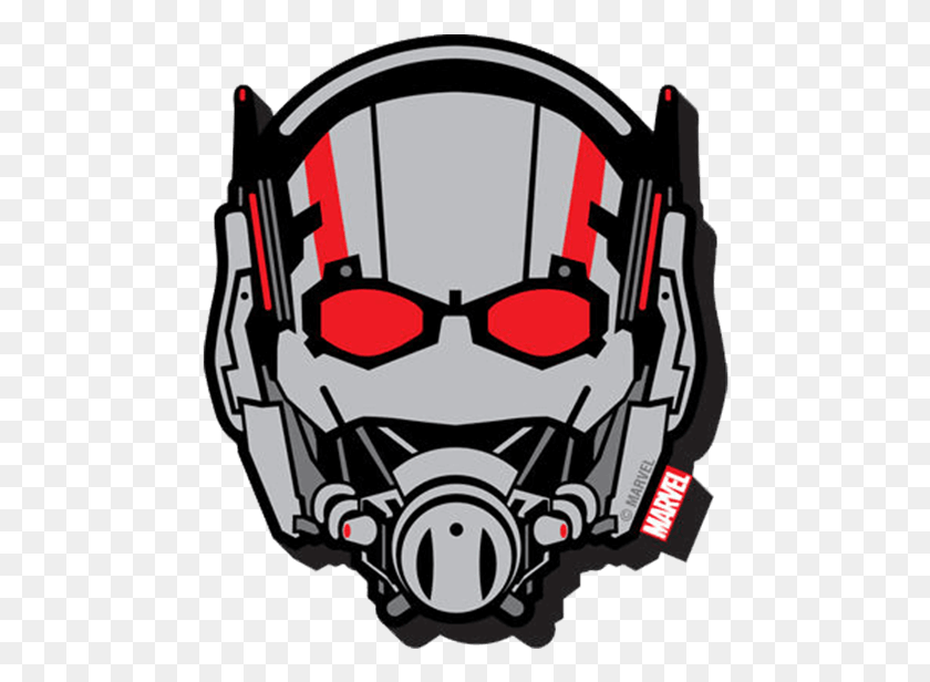 476x556 Логотип De Ant Man, Трафарет, Робот, Шлем Hd Png Скачать