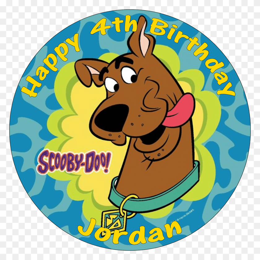 1024x1024 Logo De Scooby Doo, Label, Text, Mammal HD PNG Download