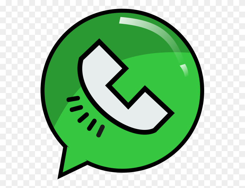 561x587 Descargar Png Logo De Whatsapp Whatsapp, Símbolo De Reciclaje, Símbolo Hd Png