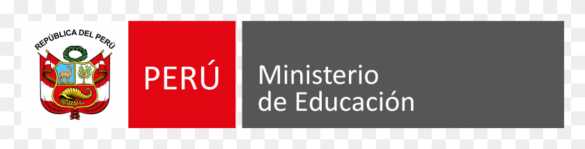 8010x1586 Logo Del Ministerio De Educacin Del Per, Text, Face, Clothing Hd Png