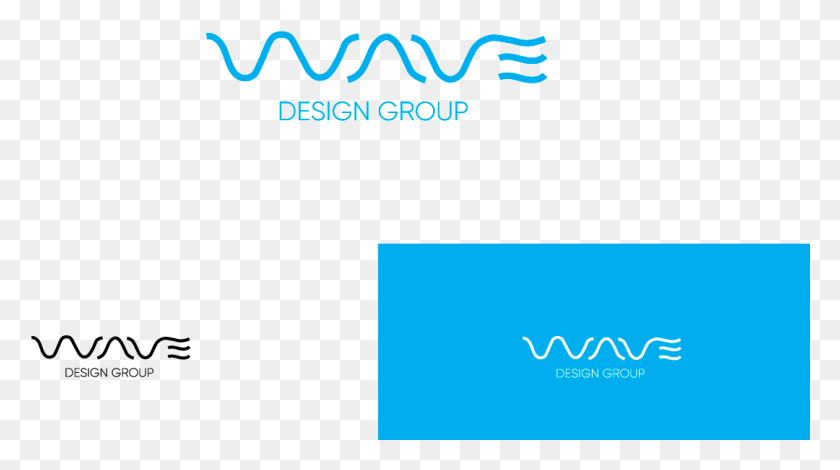 1080x568 Logo Design By Antoine Shingu For Wave Design Group Electric Blue, Text, Business Card, Paper HD PNG Download
