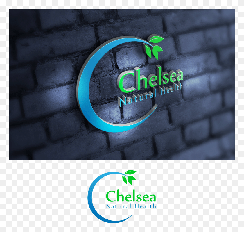 1501x1422 Дизайн Логотипа Arslana2250 Для Chelsea Natural Health Графический Дизайн, Свет, Неон, Вспышка Png Скачать