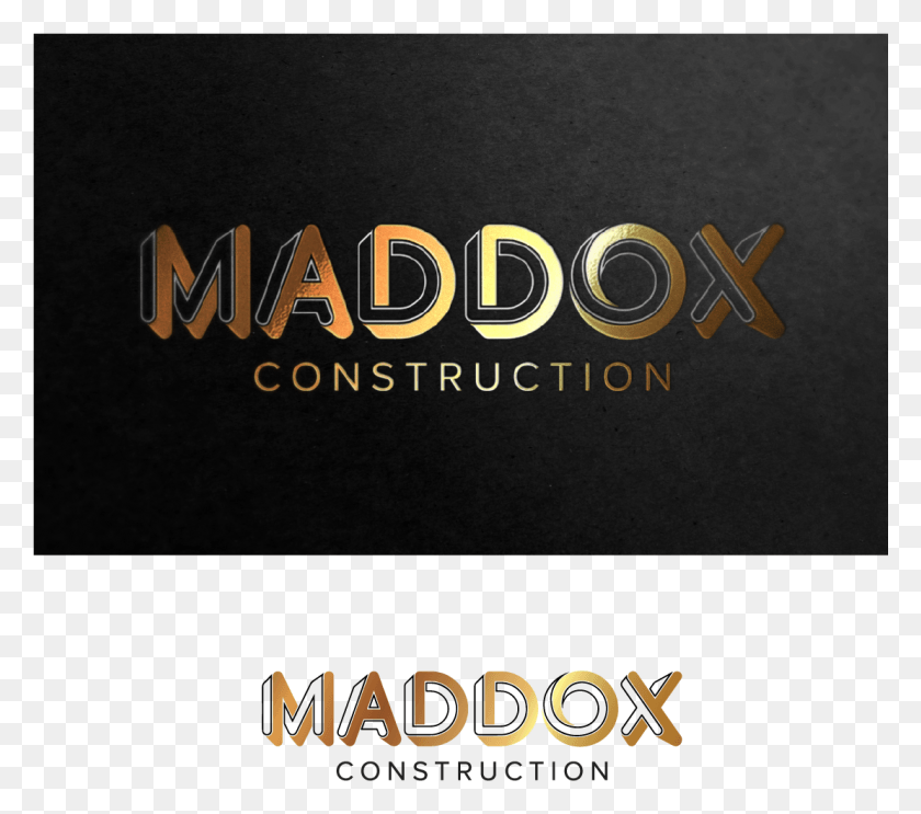 1110x972 Logo Design By Famulan57 For Maddox Construction Graphic Design, Text, Poster, Advertisement HD PNG Download
