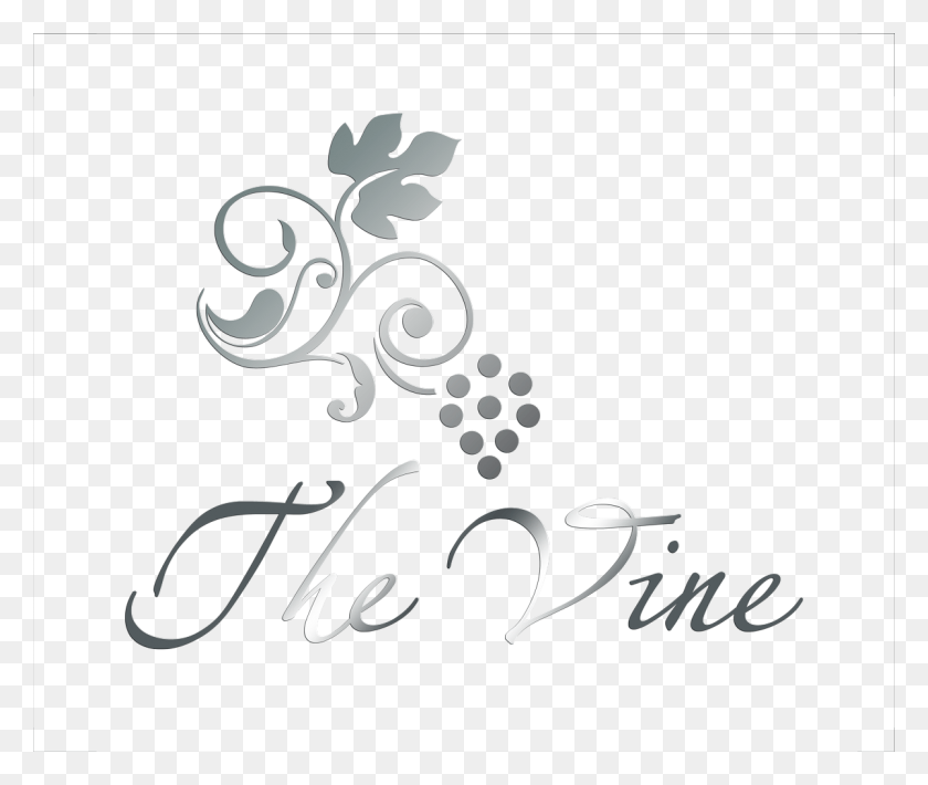 1200x1000 Logo Design By Imukha For The Vine Calligraphy, Graphics, Floral Design HD PNG Download