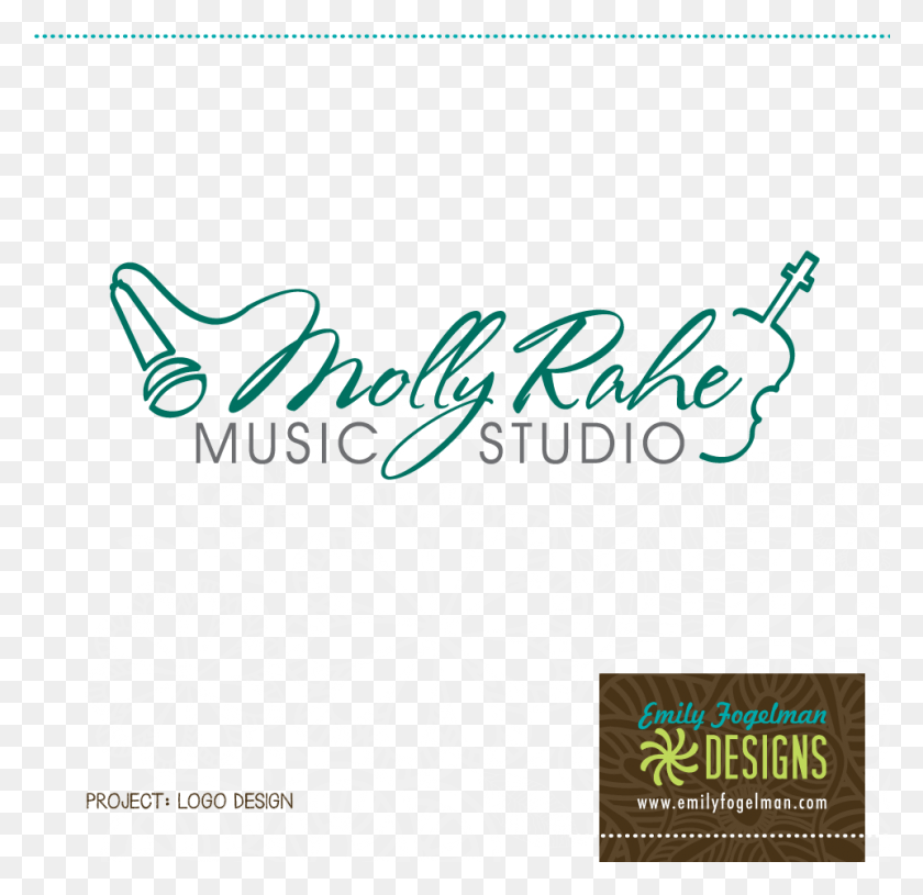 961x931 Logo Design For Music Studio Calligraphy, Graphics, Floral Design HD PNG Download