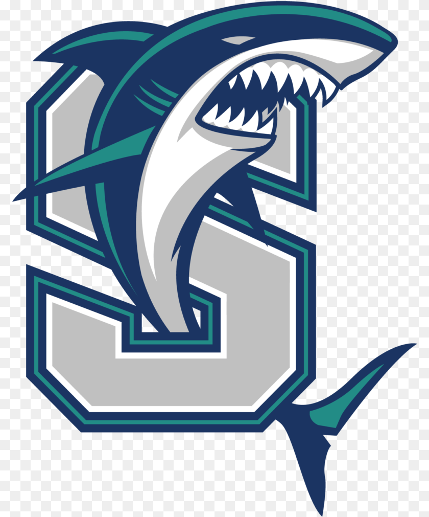 Logo Design Samples Southside High School Sharks, Animal, Sea Life, Symbol, Text Clipart PNG