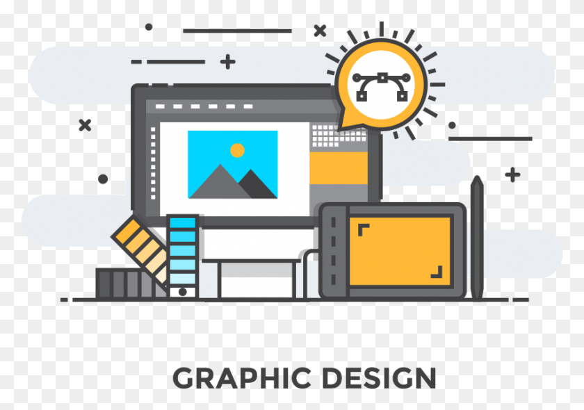 849x577 Logo Designing Graphic Design, Text, Electronics, Monitor HD PNG Download