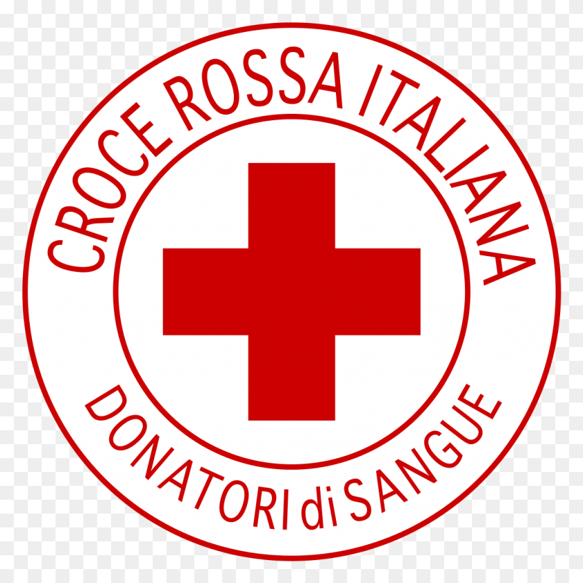 1024x1024 Logo Donatori Sangue Croce Rossa Italiana, First Aid, Symbol, Trademark HD PNG Download